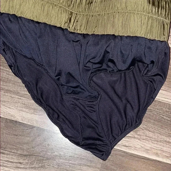 Free People Movement Olive Green High-Waisted Shorts - Picture 6 of 6